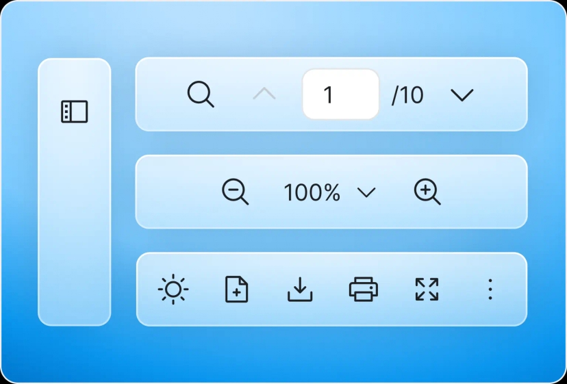 An image where React.js developers can configure topbar and sidebar